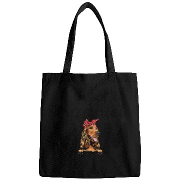 Discover cute cocker spaniel mom mors day dog mama Bags