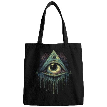 Discover Goth Eye Spiritual Enlightenment Witchcraft Third Eyeball Bags
