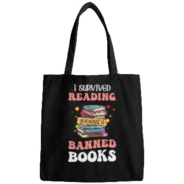 Discover I Survived Reading Banned Books Week Librarian Groovy Reader Bags