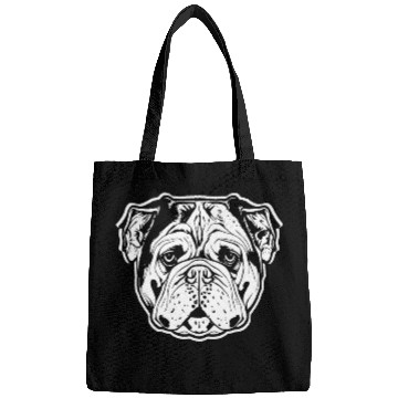 Discover Bulldog Mastiff Graphic Bags