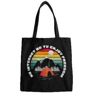 Discover Happy Camping No Internet no TV Injoy Freedom Camping Bags
