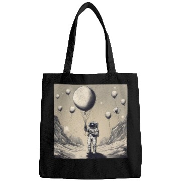Discover Galactic Astronaut Explorer Holding Planet Balloons STEM Bags
