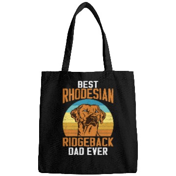 Discover bests Rhodesian Ridgeback Dad Ever Retro vintages Dog 13 Bags