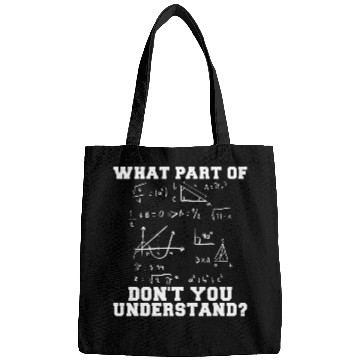 Discover Math Teacher Funny High School Mathematic Quote Math Formula Bags