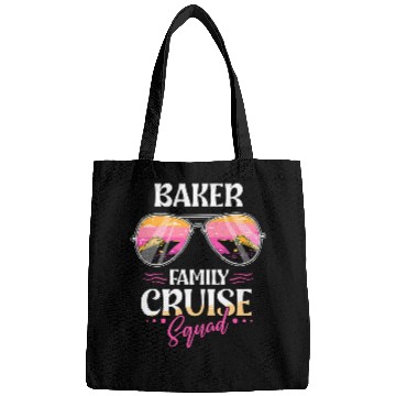Discover Baker Family Personalized Cruise Squad Vacation Matching Bags