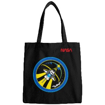 Discover Lacrosse Gift NASA Space Shuttle STS 131 Mission Crew Worm Logo Bags