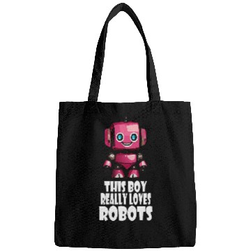 Discover This boy really loves robots Robotics for Kids Robot Bags