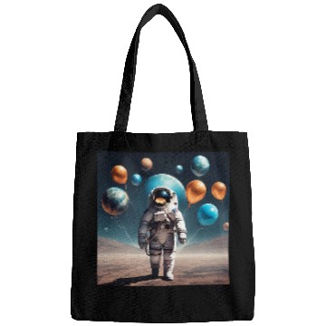 Discover Galactic Astronaut Explorer Holding Planet Balloons STEM 2 Bags