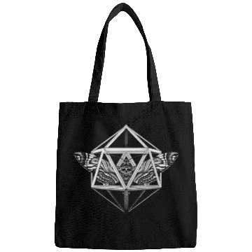 Discover moth witchcraft occult polygon Bags