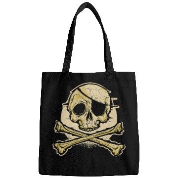 Discover Skull and Crossbones with Eyepatch Graphic Bags