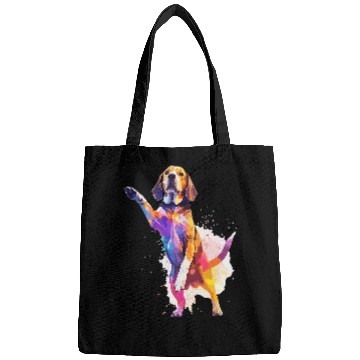 Discover Dog Dance Competition Funny Dancing Beagle Dog Bags
