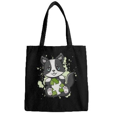Discover Earth Day Cute Kawaii Border Collie Dog Sheperd Otaku Bags