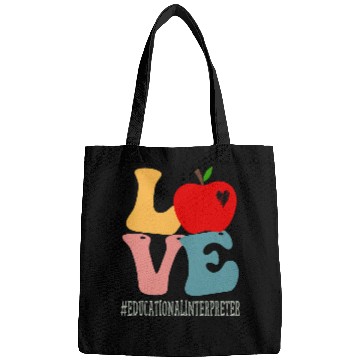 Discover Educational Interpreter Love Apple Groovy Back To School Bags