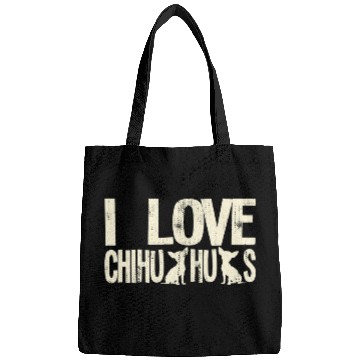 Discover Dog Mom Dad Funny Chihuahua Bags