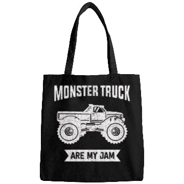 Discover Monster Trucks Are My Jam vintages Retro 22 Bags