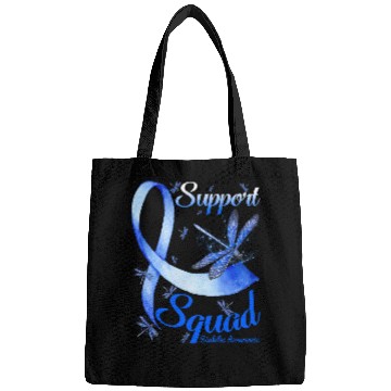 Discover T1D Warrior Support Squad diabetess Awareness Dragonfly Bags