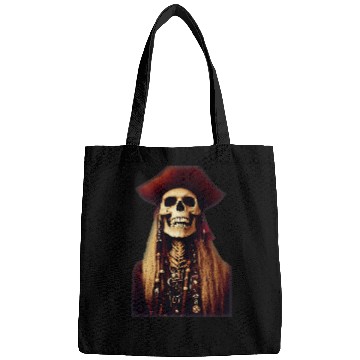 Discover Smug Smiling Hyperdetailed Pirate Skeleton Bags