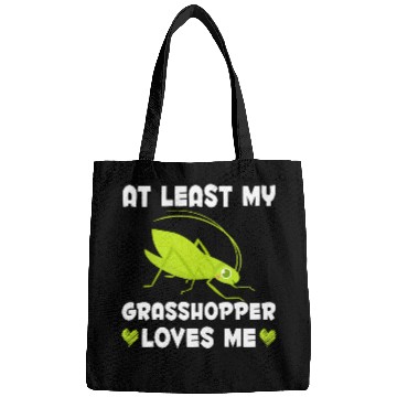 Discover My Grasshopper Loves Me Funny Insect Collector Bags