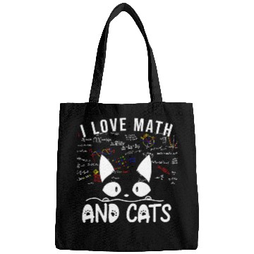 Discover Math Nerd Math Teacher Cat Lover I Love Math And Cats 25 Bags