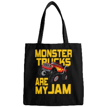Discover Monster Trucks Are My Jam vintages Retro 210 Bags