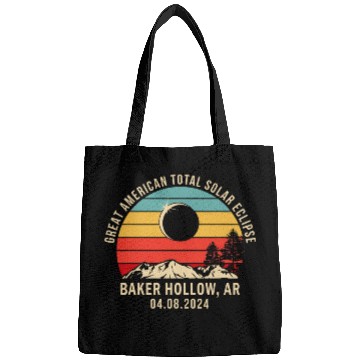 Discover Baker Hollow AR Arkansas Total Solar Eclipse 2024 Bags