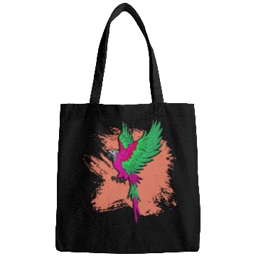 Discover Parrot Lover Tropical Animal Jungle Bird Macaw Parrot Bags