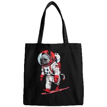 Discover French Bulldog Mars Funny Dog Astronaut Bags