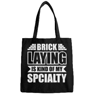 Discover Funny Cool Brick Mason Bricklayer Apparel 1 Bags