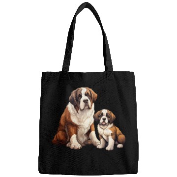 Discover Cute Dogs Saint Bernard Bags