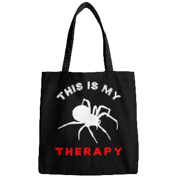Discover This Is My Therapy Arachnophobia Spider Disgust Psychologist Bags