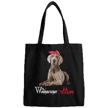 Discover dog mama puppy mom weimaraner Bags