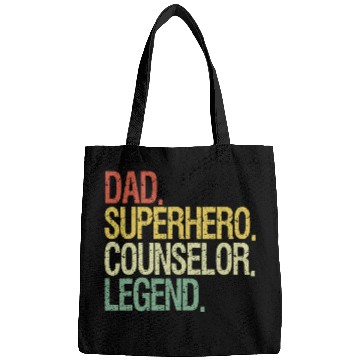 Discover Dad superhero counselor legend Bags