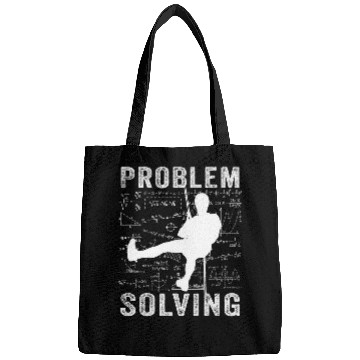 Discover Problem Solving Rock Climbing Funny Canyoneering Lovers Bags