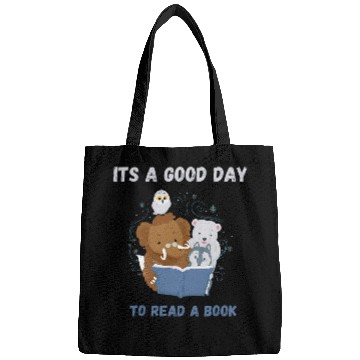 Discover Its A Good Day To Read A Book Animals Reading Librarian T Bags