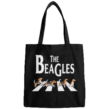 Discover Four Dogs Beagle Crossing Graphic The Beagless Cute Pet Bags