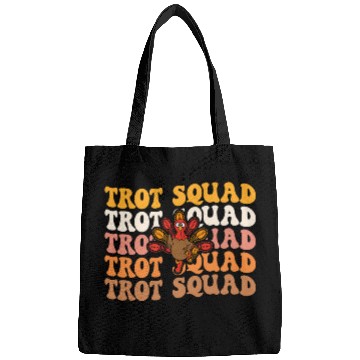 Discover Retro Groovy Turkey Trot Squad Thanksgiving Turkey Runner 21 Bags