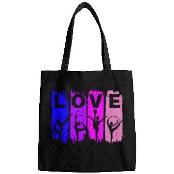 Discover Love Rhythmic Gymnastics Pink Purple Blue Gymnast Bags