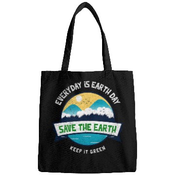 Discover Make Everyday Earth Day Saving Mother Earth Landscape Design Bags