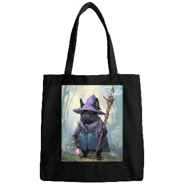 Discover French Bulldog Wizard Funny Dog Magic Bags