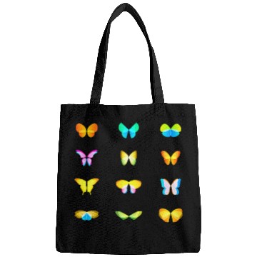Discover Modern Abstract Butterfly Insect Animal Pattern Art Bags