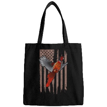 Discover Pheasant Bird Hunting American Flag Bags