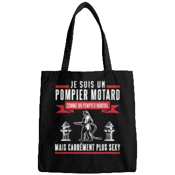Discover Fireman Motorcycle Gift Fireman Biker Station Bags