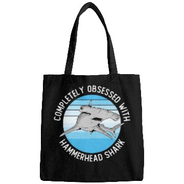 Discover Hammerhead Shark Hammer Head Shark Lover Sea Biologist Bags