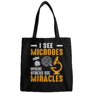 Discover Microbiology Expert Microbiologist Biology Lover Bags