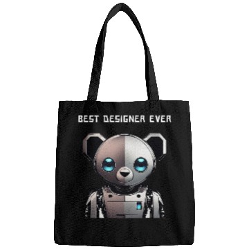 Discover Graphic Designer Robot for Artist Web Art UX T Bags