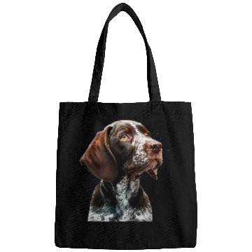Discover Funny german shorthaired pointer Cute Puppy Bags