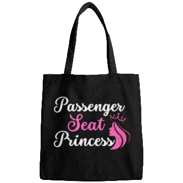 Discover Princess Seat Passenger Funny Couple Driving Passenger Bags