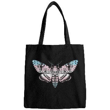 Discover Trans Pride Flag Transgender Hawk Moth LGBT  Emo Goth Bags