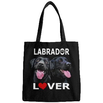 Discover Black Labrador Retriever Lover Happy Black Lab Dog Mom Dad Bags