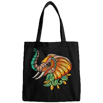 Discover Henna Elephant Art Yoga Wildlife 2 Bags